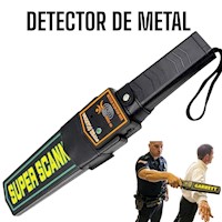 Detector de Metales de Seguridad Inalámbrico SUPPER SCANNER